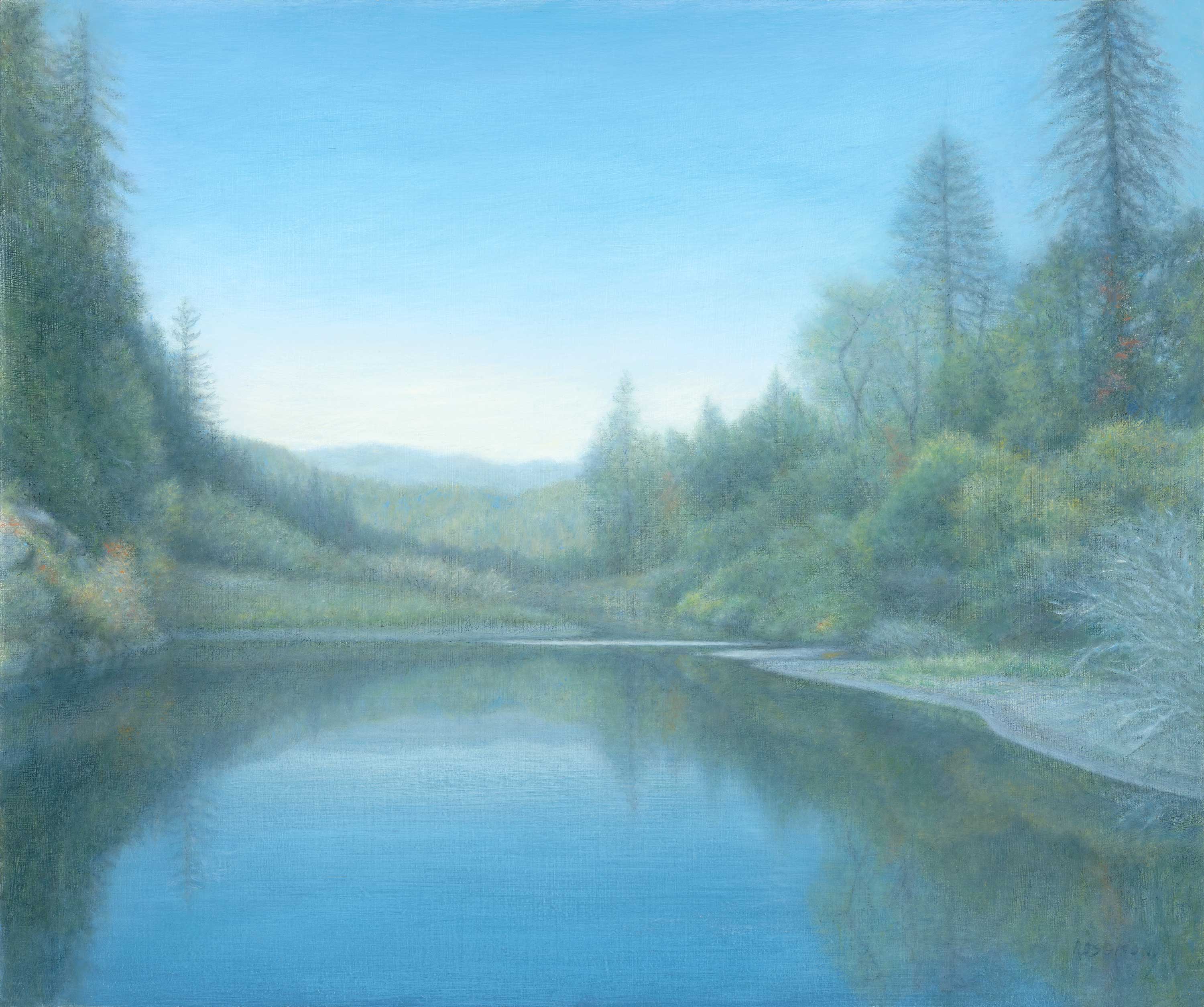  Russian River Getaway, 10 x 12 Original Oil 