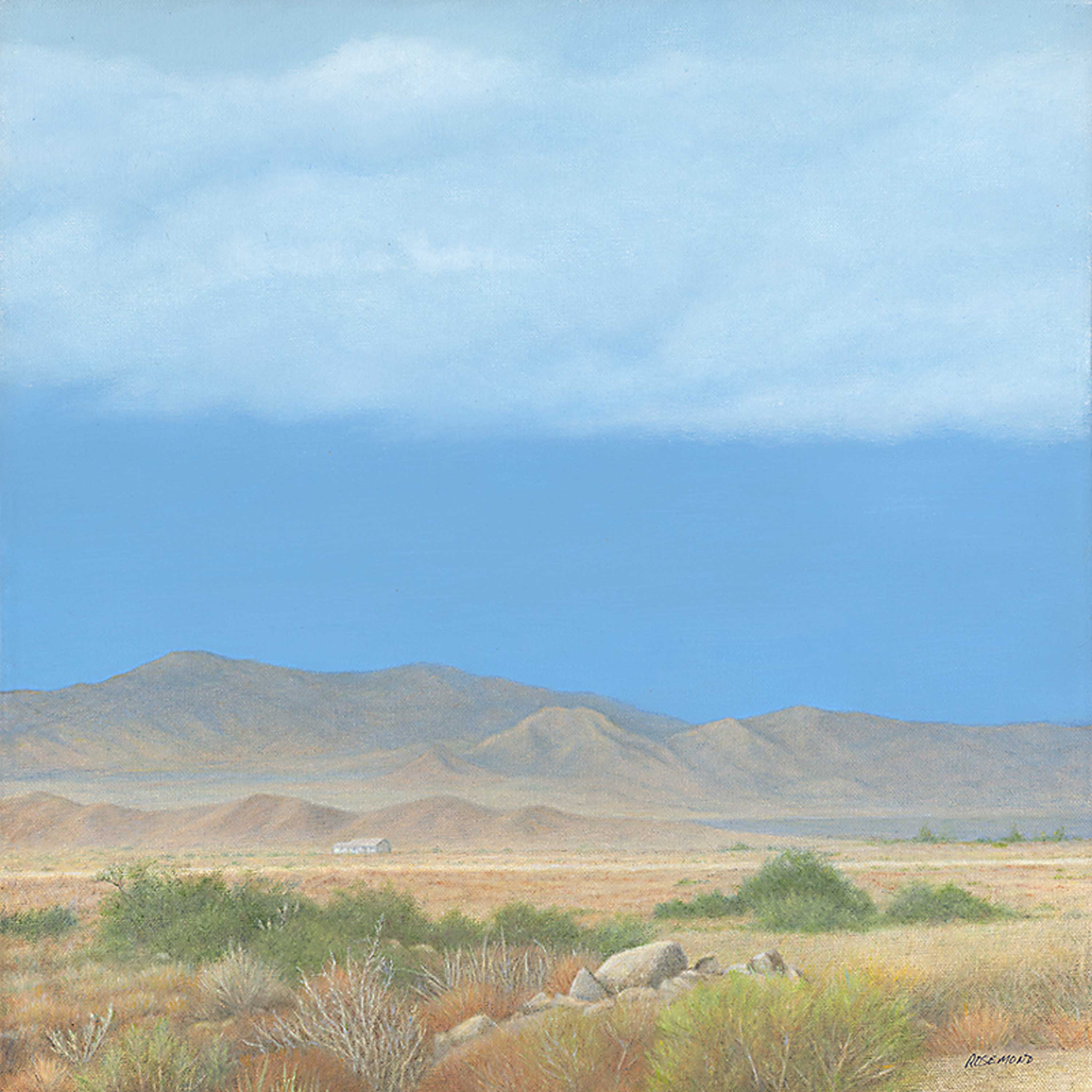  Middle of Nowhere, 18 x 18 Giclée 