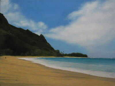  Tunnels Beach, Kauai, 18 x 24 Giclée 