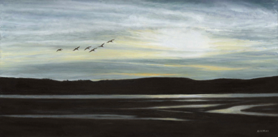  Tomales Bay, 15 x 30 Original Oil 