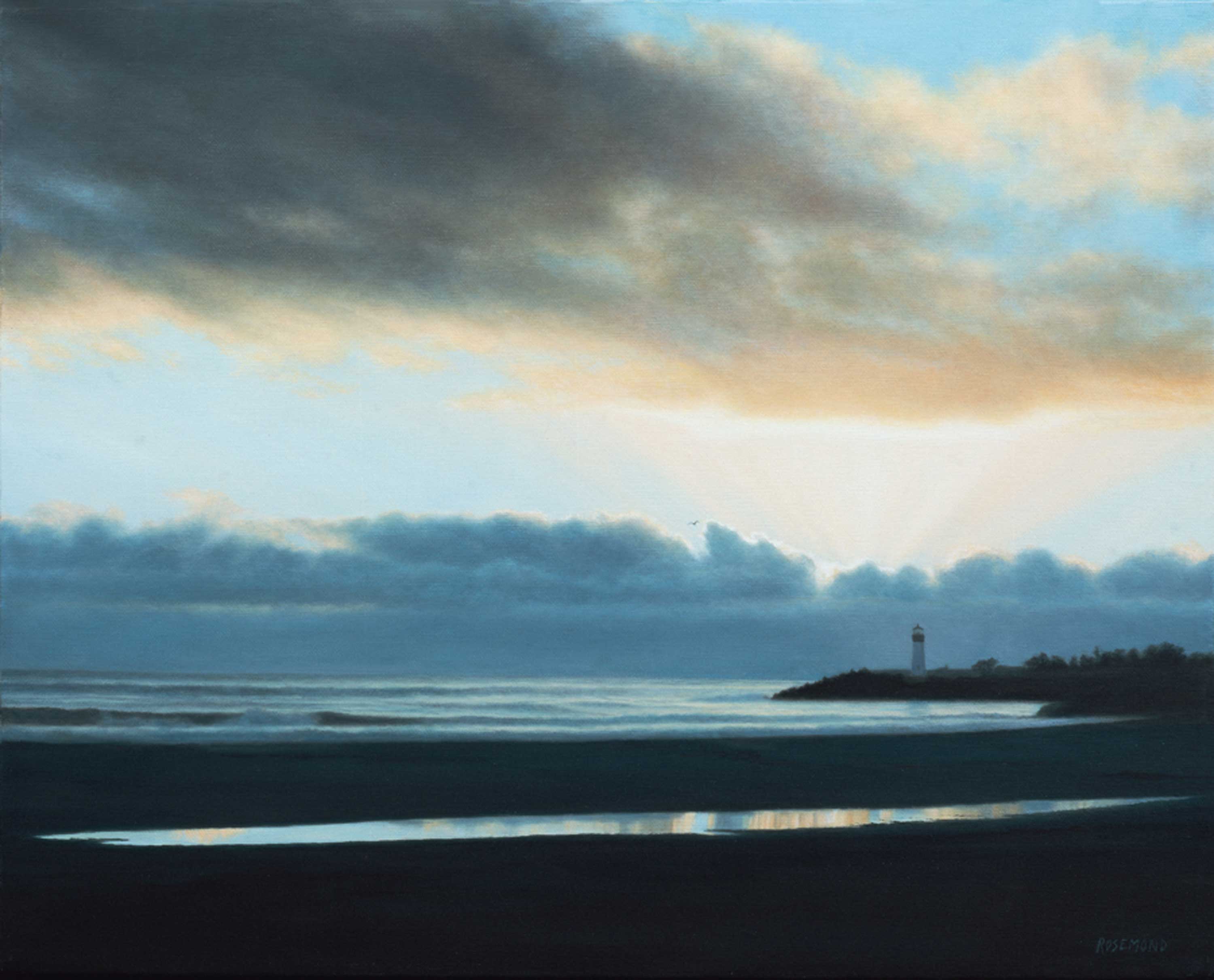  Walton Lighthouse, 16 x 20 Giclée 